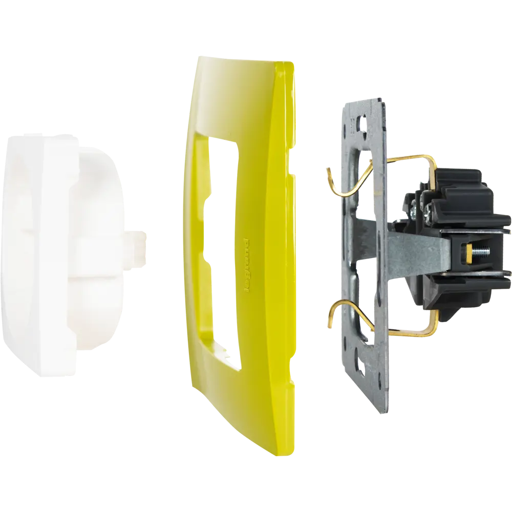 Рамка для розеток и выключателей Legrand Etika 5 постов, цвет зеленый папоротник STLM-2072283 - Вид №1