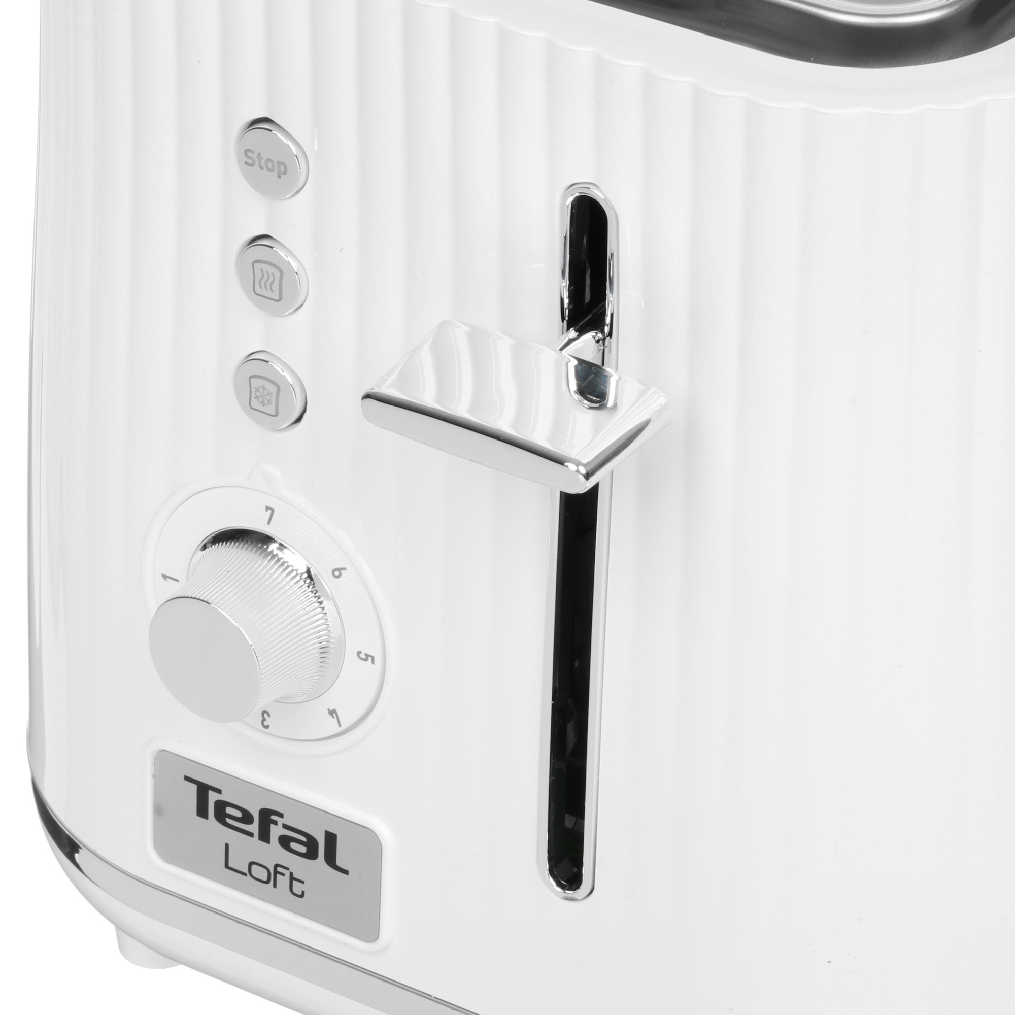 9071488 Тостер Tefal Loft 2S TT761138 белый STDN-0084295 - Вид №3