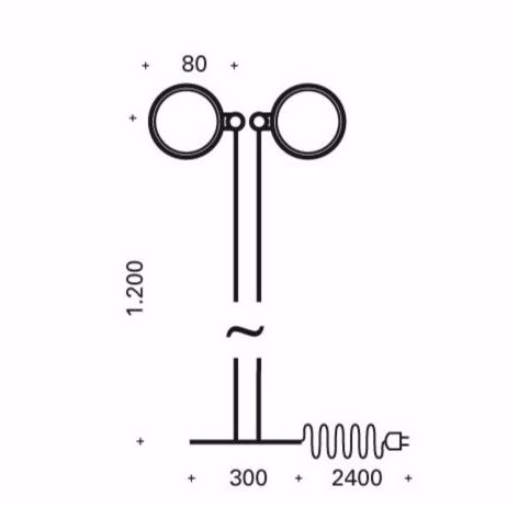 Top Light Регулируемый торшер для чтения с гибким кронштейном sun-id-1466723 - Вид №4