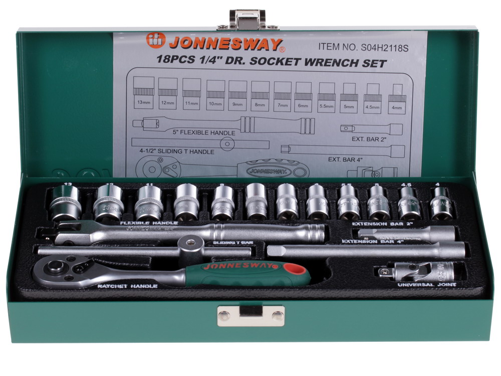 Набор инструментов Jonnesway S04H2118S 6614661 STDN-0057144