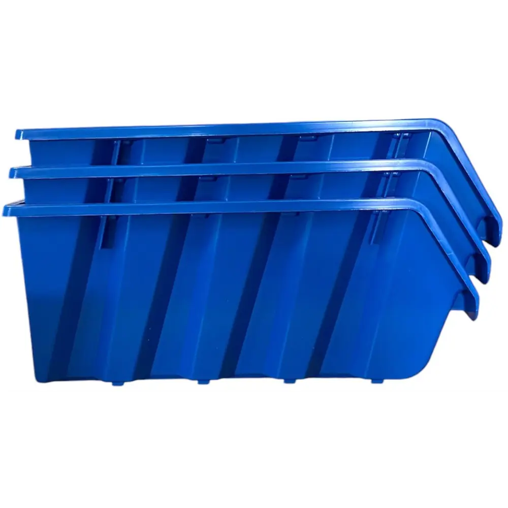 Лоток Accurate ЛМ-3-375 37.5x22.5x16 см пластик цвет синий, 3 шт STLM-2109890 - Вид №1