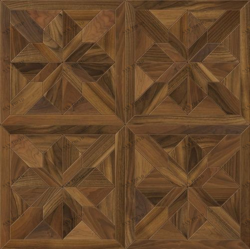 Модульный паркет Da Vinci Инженерный модульный паркет из ореха Даниэль Орех Европейский (Грецкий) Натур (Гладкая) 562х562 мм 2600600130