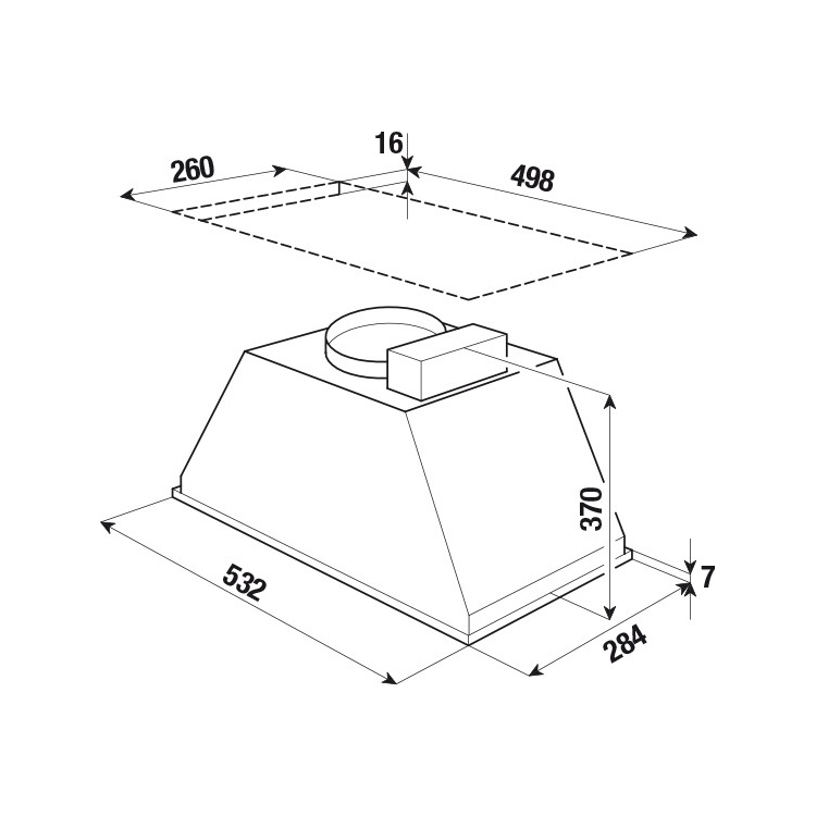 Вытяжка / LB 6650.1 E Kuppersbusch sun-id-373805 - Вид №2