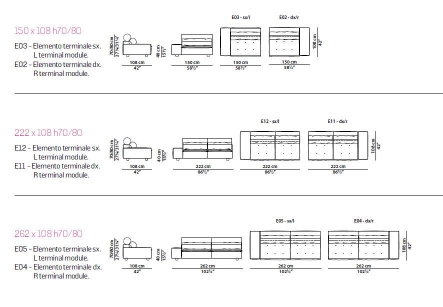Кожаный модульный диван Baxter Miami Soft ARCH-00053774 - Вид №19