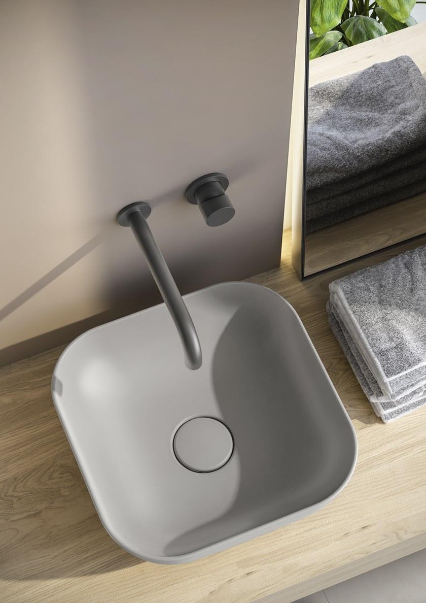 Tre42qu38001 / tre42qu42101 Накладная раковина на столешницу  овальная Olympia Ceramica LAVABI D'ARREDO - Вид №1