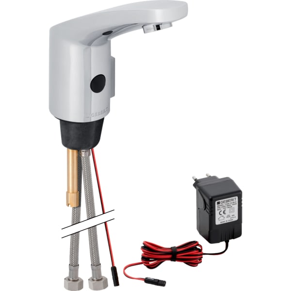 116.155.21.1 Смеситель для раковины Geberit тип 185, питание от сети Geberit 