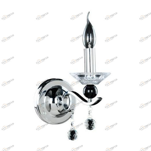 Бра Spot Light Nostra 9013128 SPOT LIGHT СВЕЧА 109689 Прозрачный;серебро 