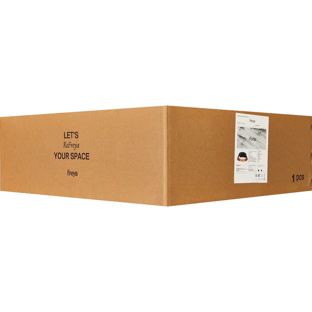Люстра потолочная светодиодная Portal FR6092CL-L72GB цвет черный золото 89335090 STLM-2091903 Freya  - Вид №10