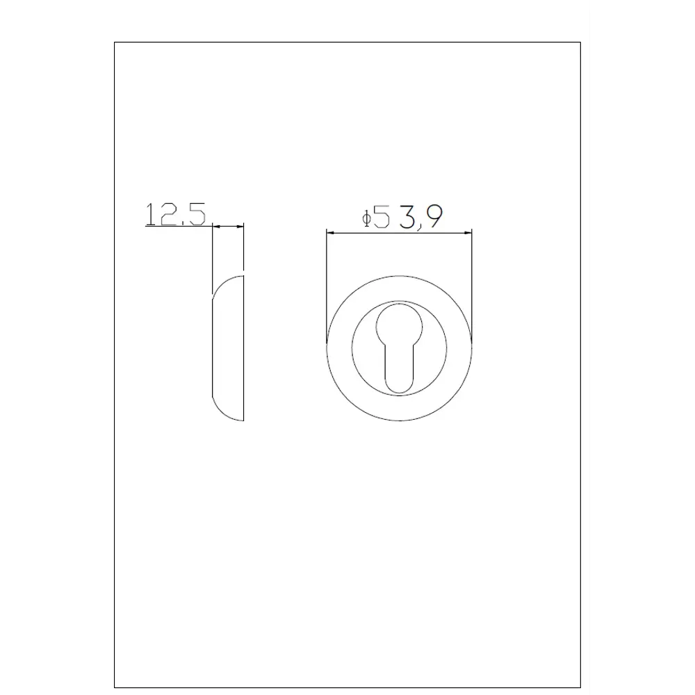 Накладка на цилиндр EDSON для защиты замочной скважины 85163157 STLM-0059247 - Вид №3