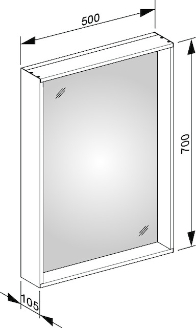 33095302000 Зеркало хрустальное KEUCO Plan - Вид №13