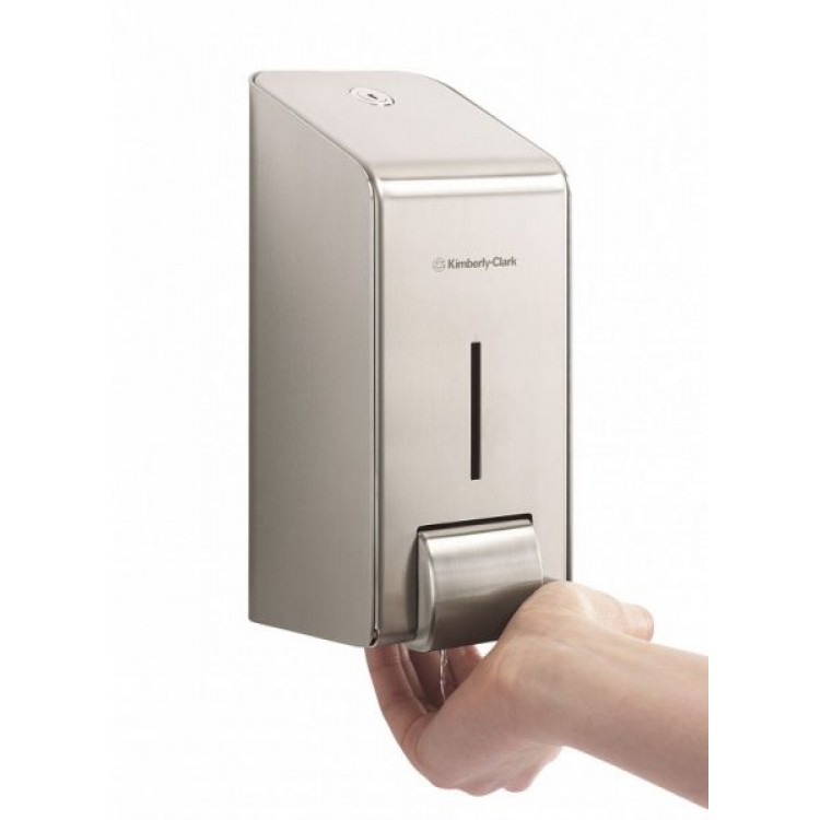 8973 Kimberly Clark Диспенсер для жидкого/пенного мыла из нержавеющей стали Kimberly Clark Professional 8973 матовый  - Вид №1