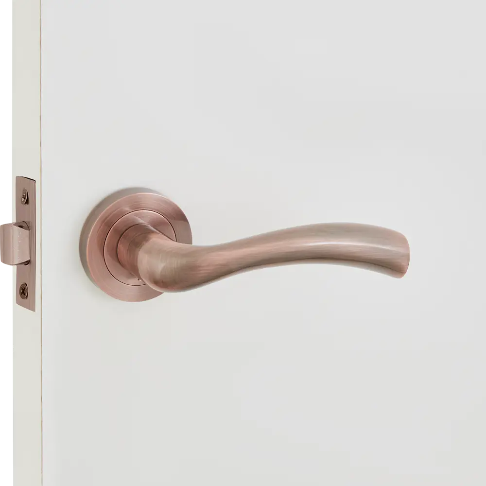 Дверные ручки 155 D, комплект, цвет медь Santreyd STLM-2132600 - Вид №4