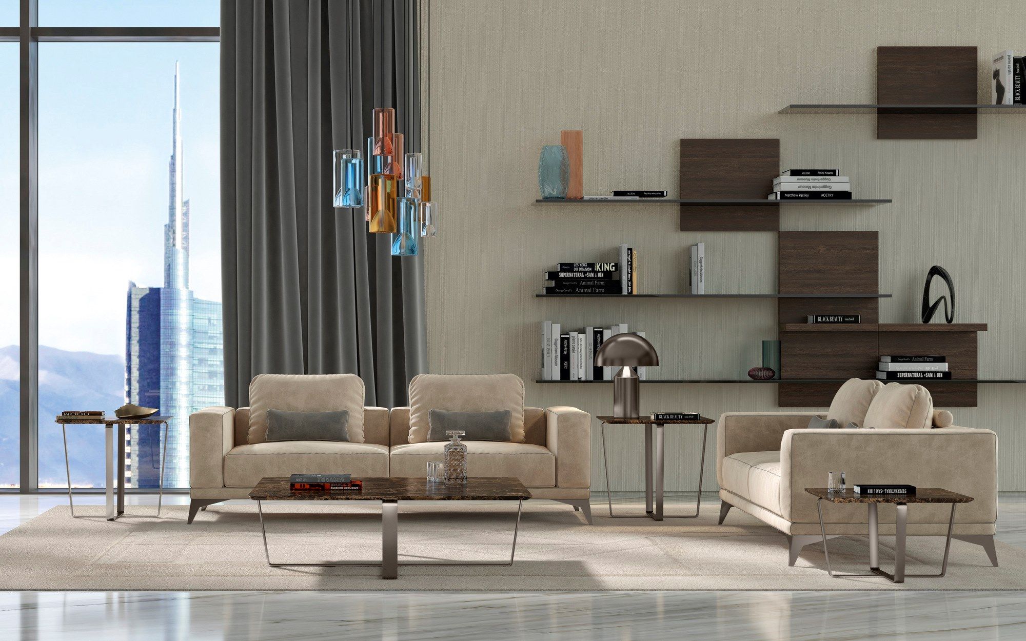 Квадратный журнальный столик F.lli Orsenigo Суши ARCH-00038367 - Вид №1