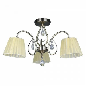 Потолочная люстра Omnilux Cardillo OML-56617-03 OMNILUX CARDILLO 336875 Бежевый;бронза
