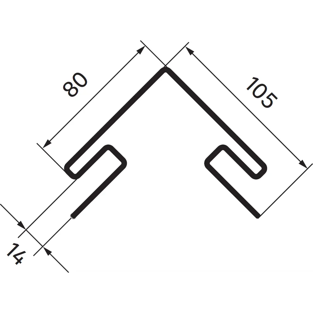 Угол наружный ARTENS 3000 мм цвет белый STLM-2101144 - Вид №2