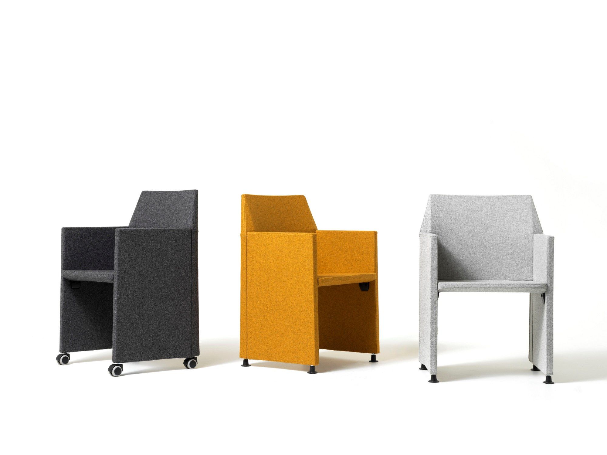 Тканевый стул для конференций с подлокотниками Diemme оригами ARCH-00072609 - Вид №4