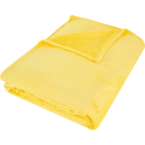Плед Gella 200x220 см фланель цвет желтый