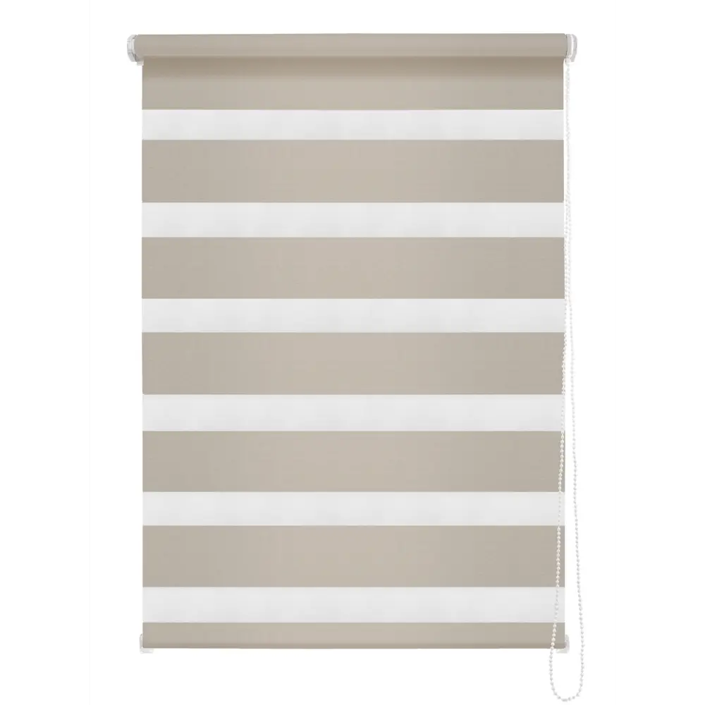 Штора рулонная день-ночь Madrid 80x160 см бежевая MIAMOZA Коллекция 2024г STLM-2177318