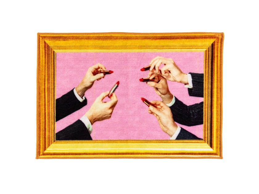 Полиэстер прямоугольный коврик для ванной Seletti Seletti wears Toiletpaper ARCH-00011370