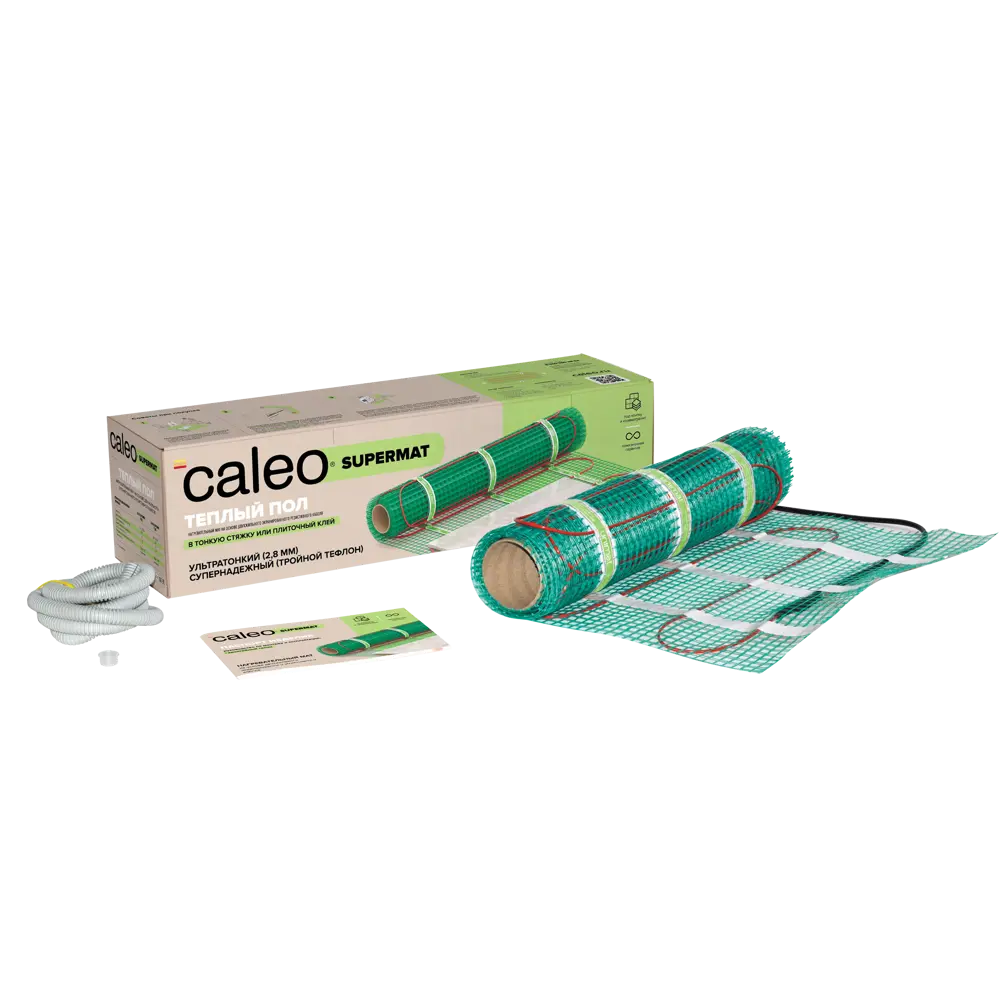 Нагревательный мат для теплого пола Caleo Supermat 12 м², 1560 Вт STLM-2070987