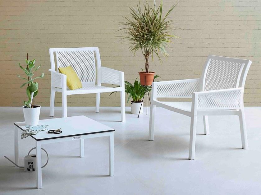 GABER Садовое кресло из технополимера с подлокотниками Minush sun-id-1395669 - Вид №5