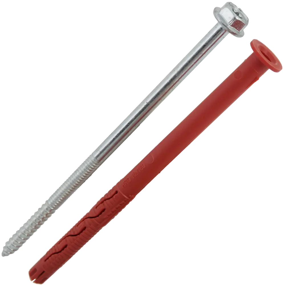 Дюбель фасадный Hilti HRD-H 10x160 мм нейлон/оцинкованная сталь цвет красный 4 шт. 82656581 STLM-2199088  - Вид №1