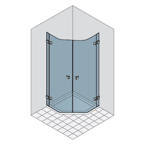 F1 Aura collection Душевая кабина DUKA 44631 - Вид №1