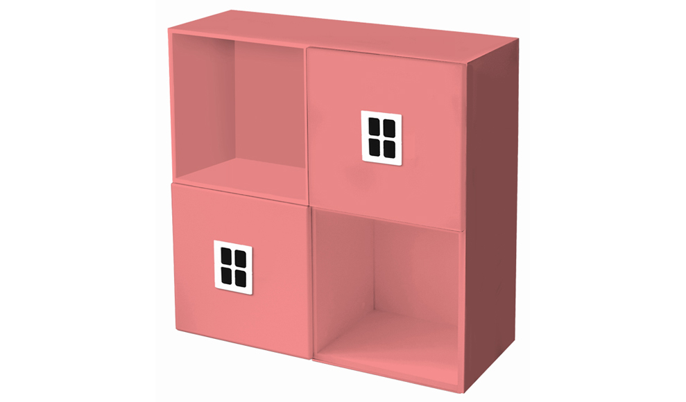 Полка детская квадратная "Амстердам-2" МАНДАРИН АМСТЕРДАМ 179508 Зеленый Santreyd  - Вид №2