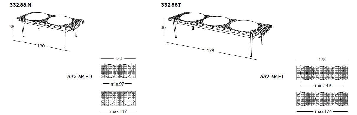 Деревянная скамья SANCAL Interchange ARCH-00123817 - Вид №12