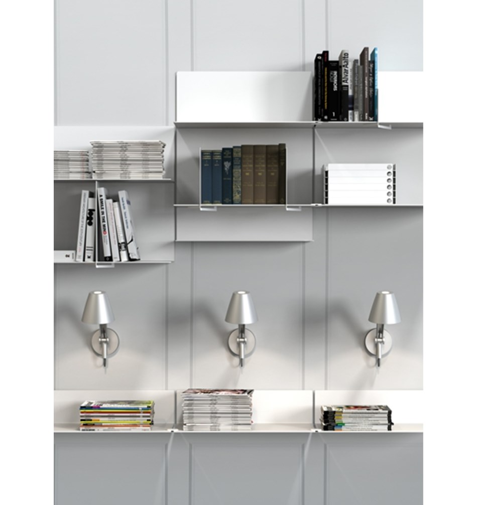 FROST Подставка для книг 4035 f / 35cm полки » белый Алюминий Белый U4035-W  - Вид №2