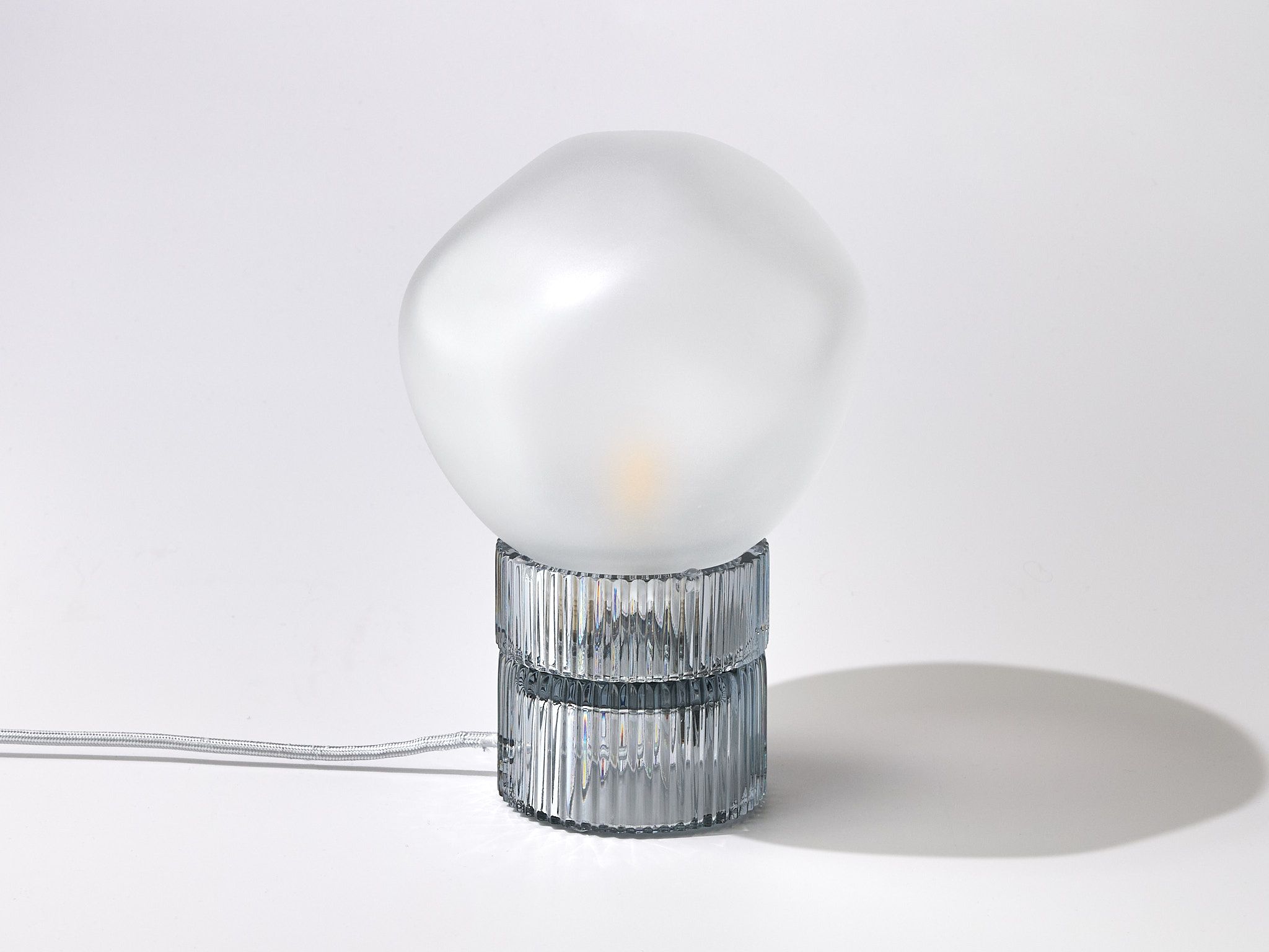 Настольная лампа из дутого стекла Studio Bojola TELLO+NUVOLA ICED ARCH-00093366