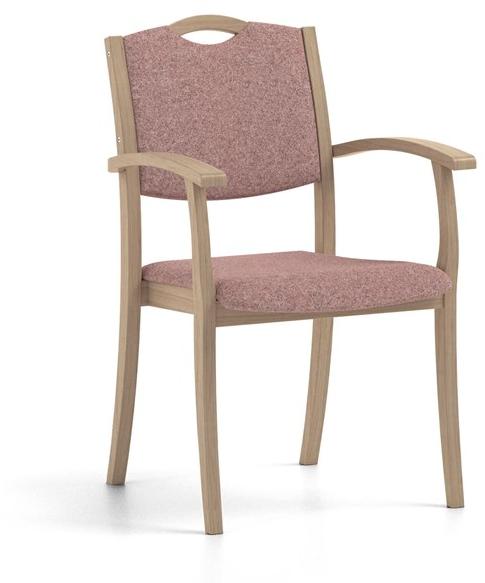 PIAVAL Штабелируемый тканевый стул в современном стиле с подлокотниками Polka | health & care 30-15/1m - Вид №1