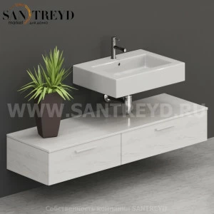 T16052BT Столешницы для использования в сочетании с тумбами и открытыми тумбами 160 см цвет Северное Дерево светлое ARREDO WOOD Италия