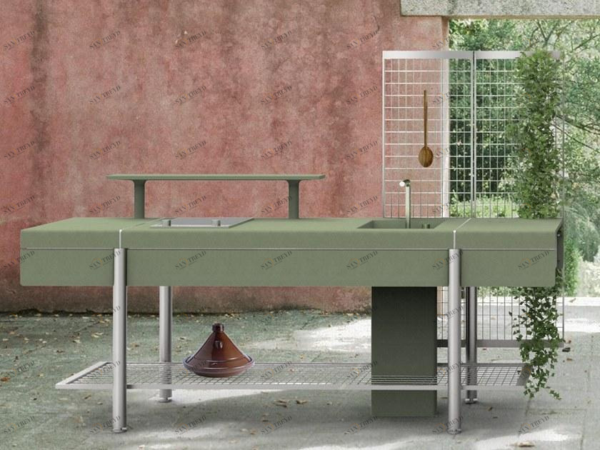 Elmar Отдельностоящий модуль со стальными и бетонными полками sun-id-1388379