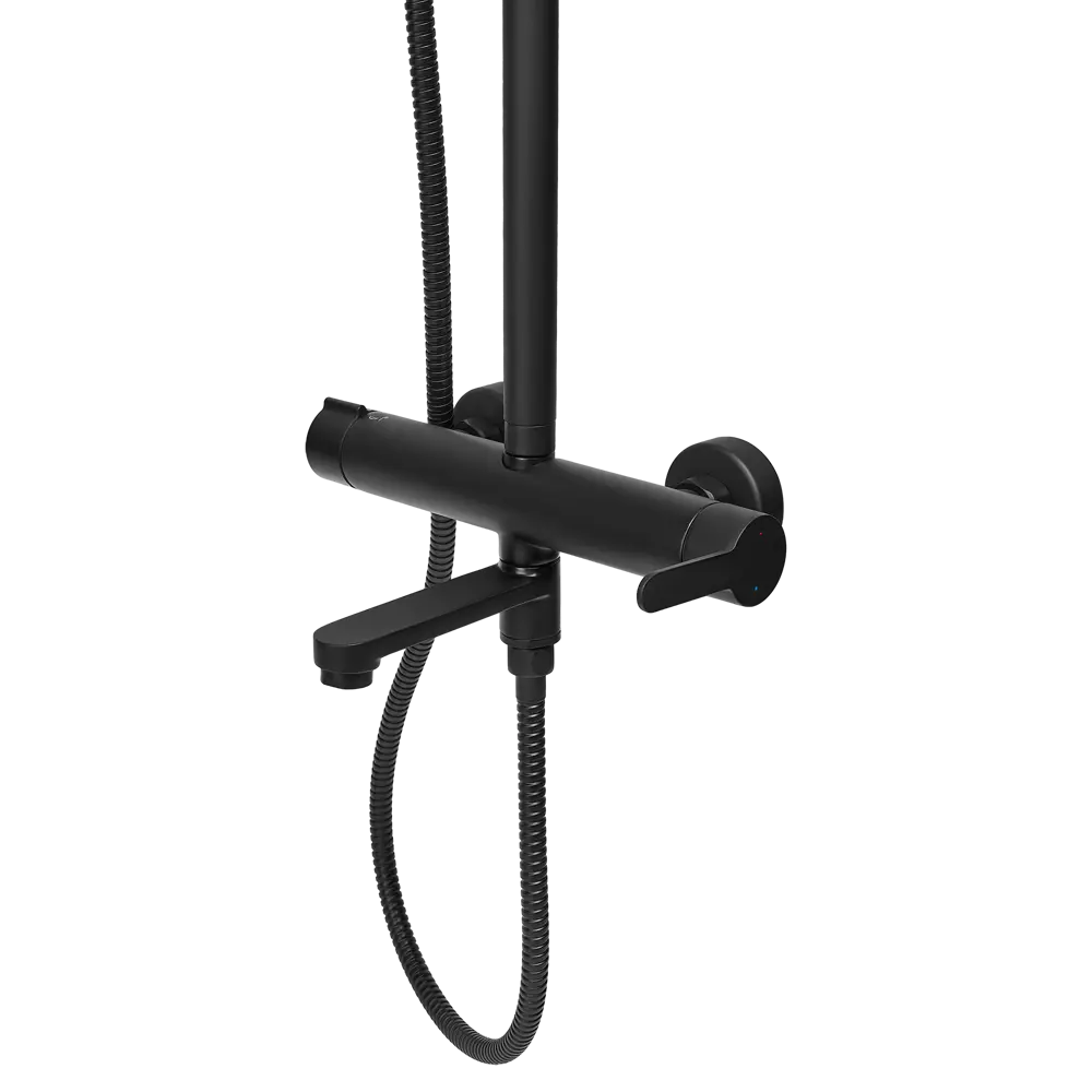 Душевая система KONSENSA Нарни SA3393PC со смесителем 3 режима цвет черный матовый STLM-2040164 - Вид №7