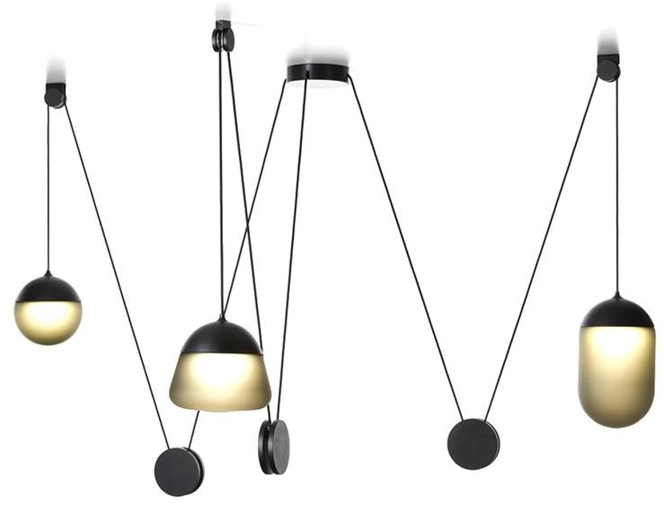 BROKIS Подвесной светильник из дутого стекла и металла Planets sun-id-1487500 - Вид №10