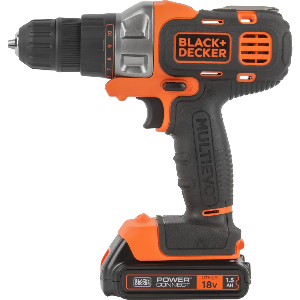 Многофункциональный аккумуляторный инструмент Black&Decker Multievo MT218, 18 В Li-Ion 2x1.5Ач BLACK + DECKER STLM-2033531 - Вид №2