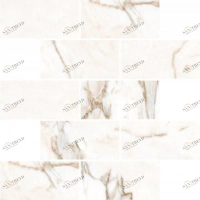 Мозаика K-1001/LR/m13 MARBLE TREND Gold 30.7х30.7 Kerranova sun-id-328981