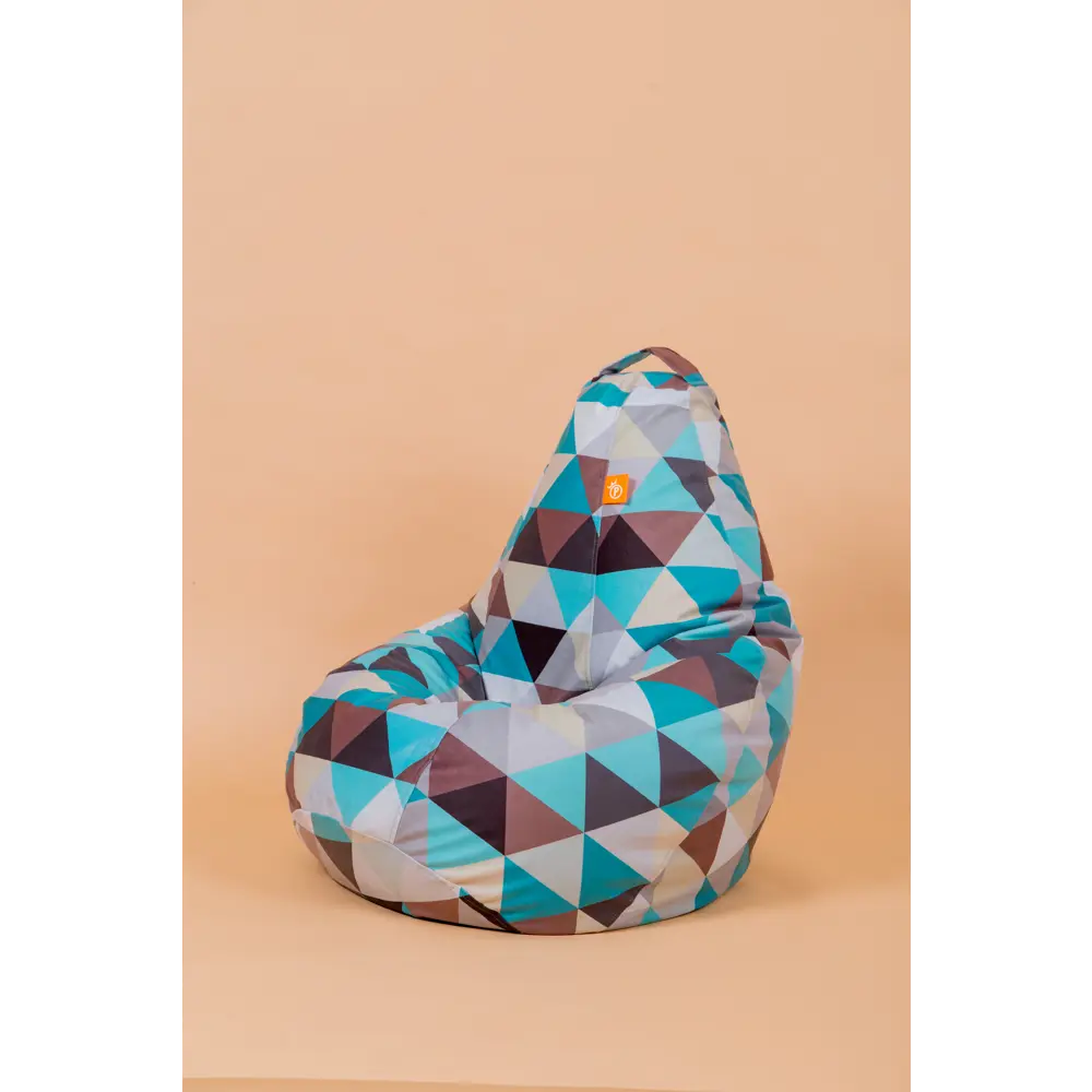 Кресло-груша Оксфорд XL принт ромбы Santreyd STLM-2156218