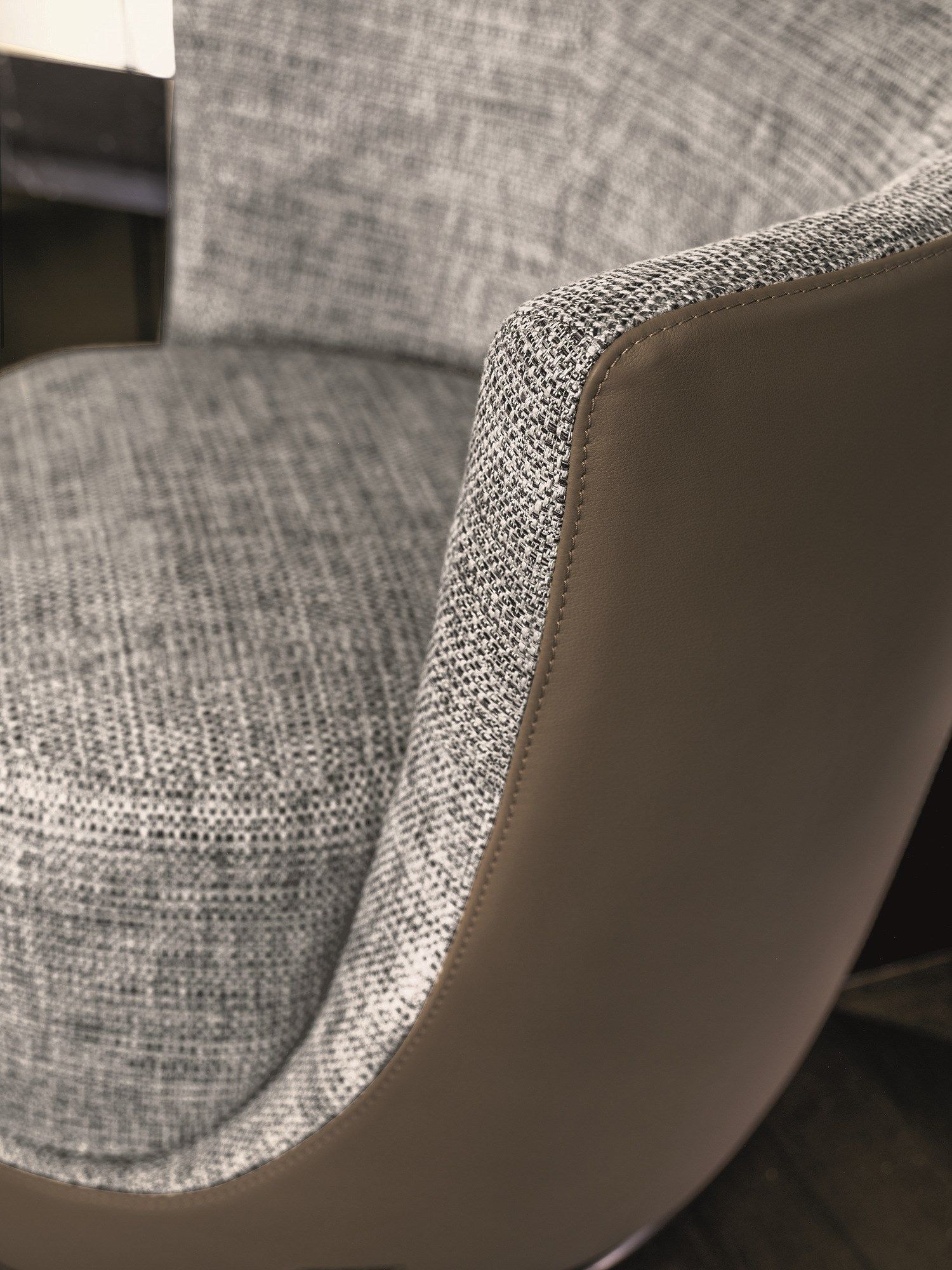 Тканевое вращающееся кресло Longhi Loveluxe ARCH-00144158 - Вид №6