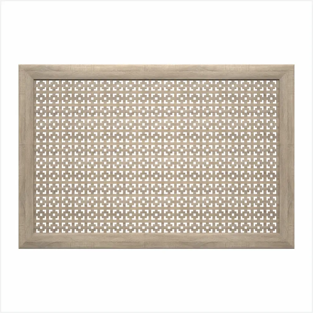 Экран для радиатора Дамаско МДФ 90x60 см дуб винтаж 85304966 STLM-2139884 STELLA 