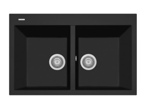 Раковина с 2 резервуарами из композитного материала