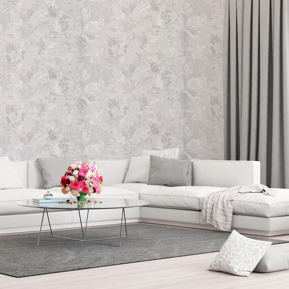 WALLDECOR Fantom - флизелиновые обои бежевого цвета с рельефной текстурой 89358541 STLM-0830566 - Вид №3