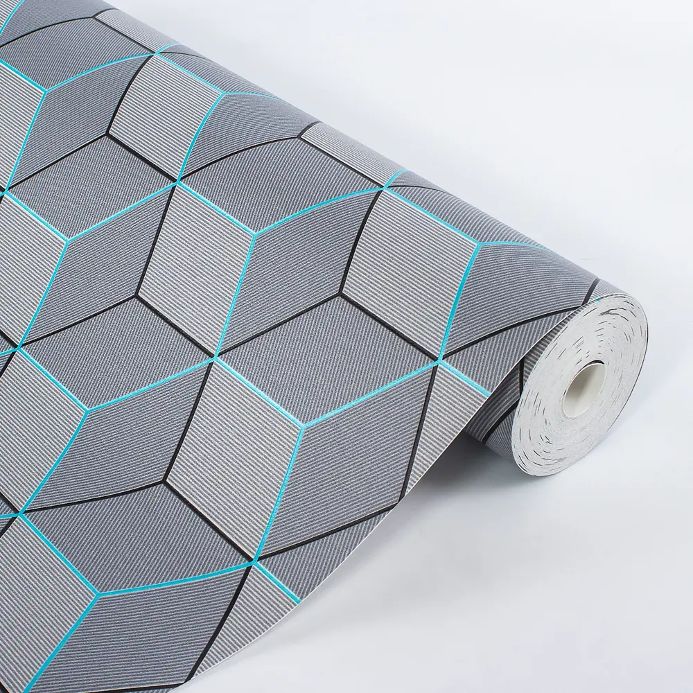 Обои виниловые Призма синие 0.53 м 034-07 Santreyd STLM-2059311 - Вид №2