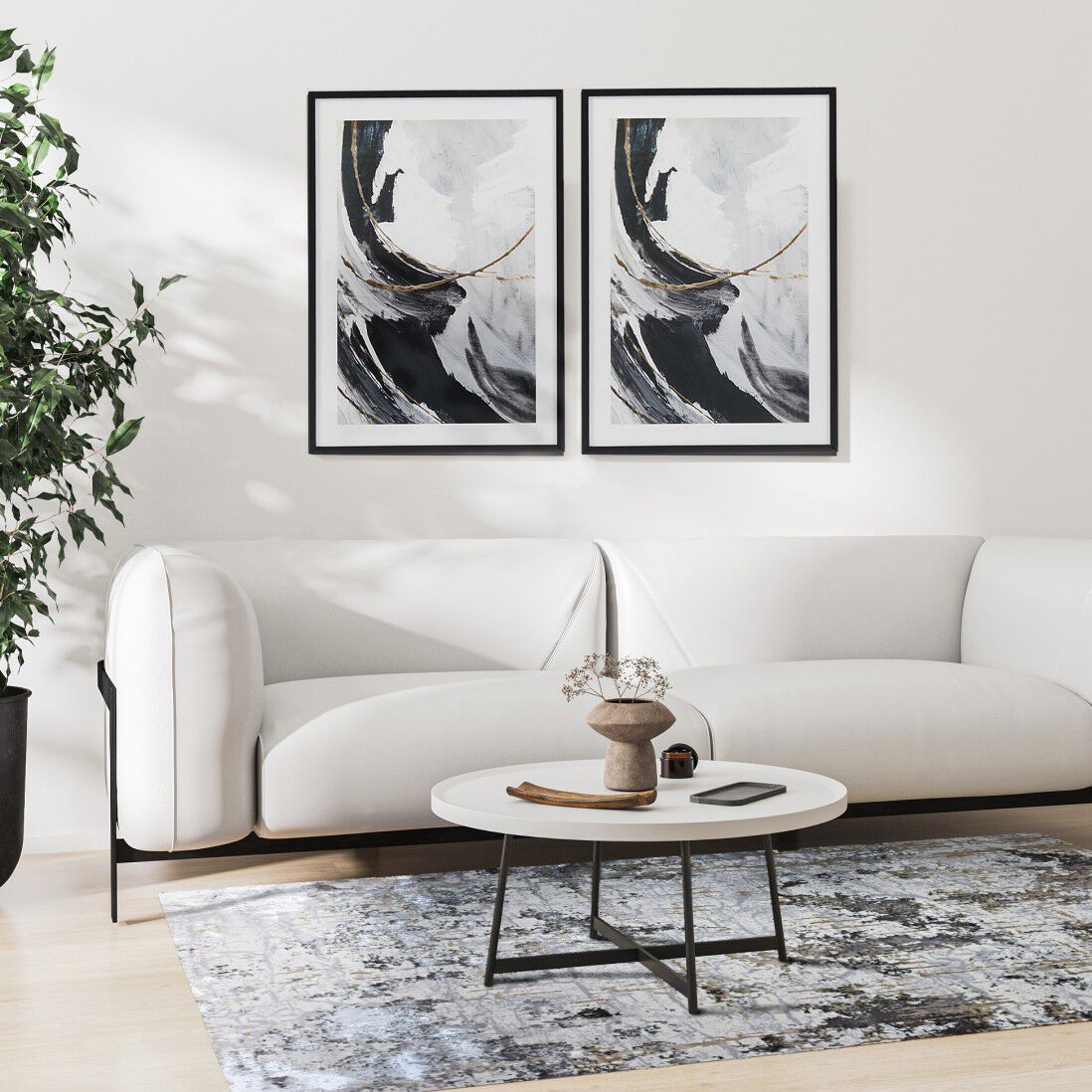 Прямоугольный ковер с рисунком Ademi Essential ARCH-00111920 - Вид №2