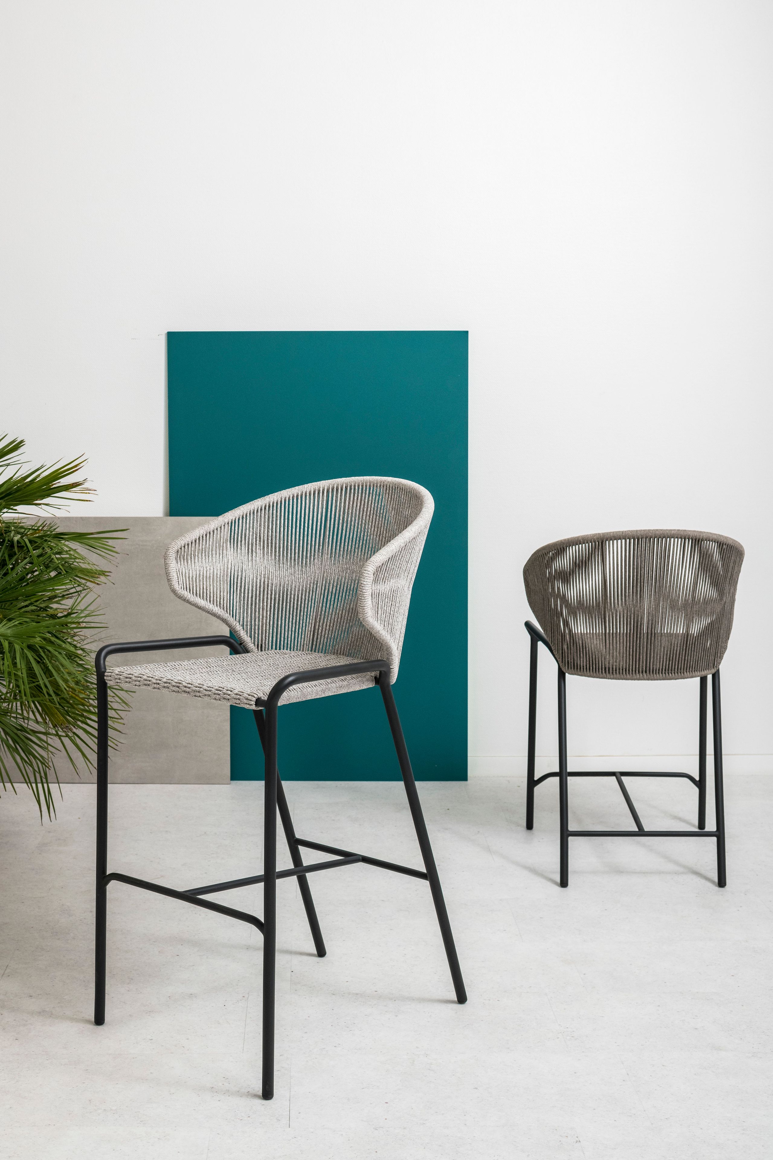 Высокий металлический стул с подлокотниками MANUTTI Radoc ARCH-00054637 - Вид №6