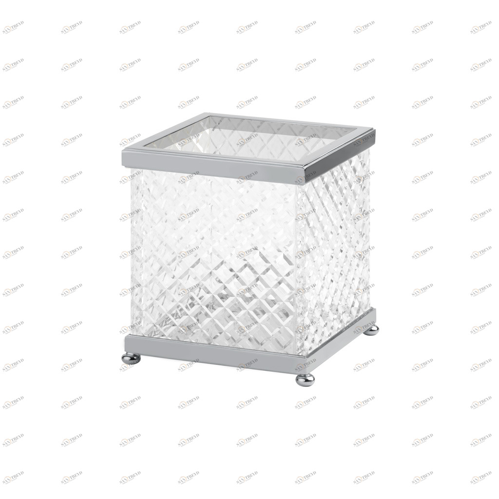 FS08P-653 FS08P-653 Диспенсер для салфеток для гостей «РАЗМЕР ДИАМА КРИСТАЛЛ Cristal & Bronze CRISTAL TAILLE “DIAMANT” LISSE 