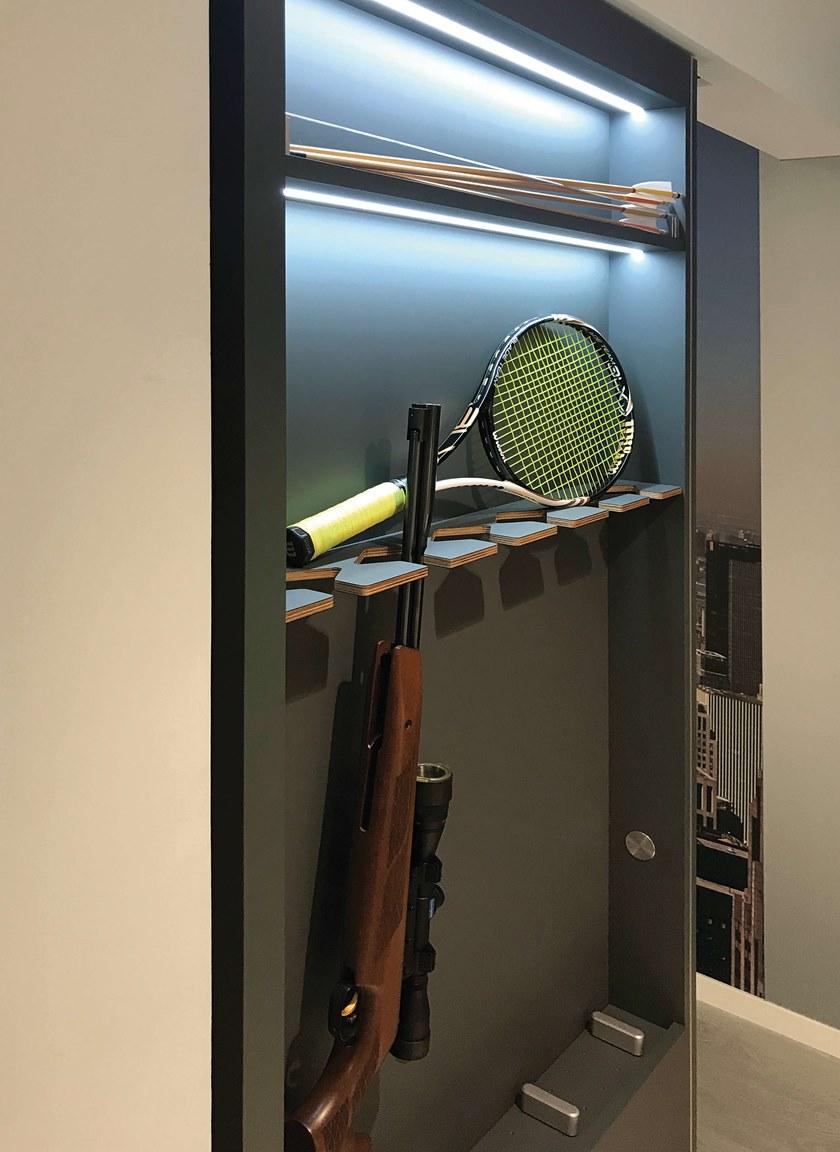 PROTEK® Рама стойки для раздвижной двери с контейнером Bigfoot® sun-id-1345454 - Вид №1