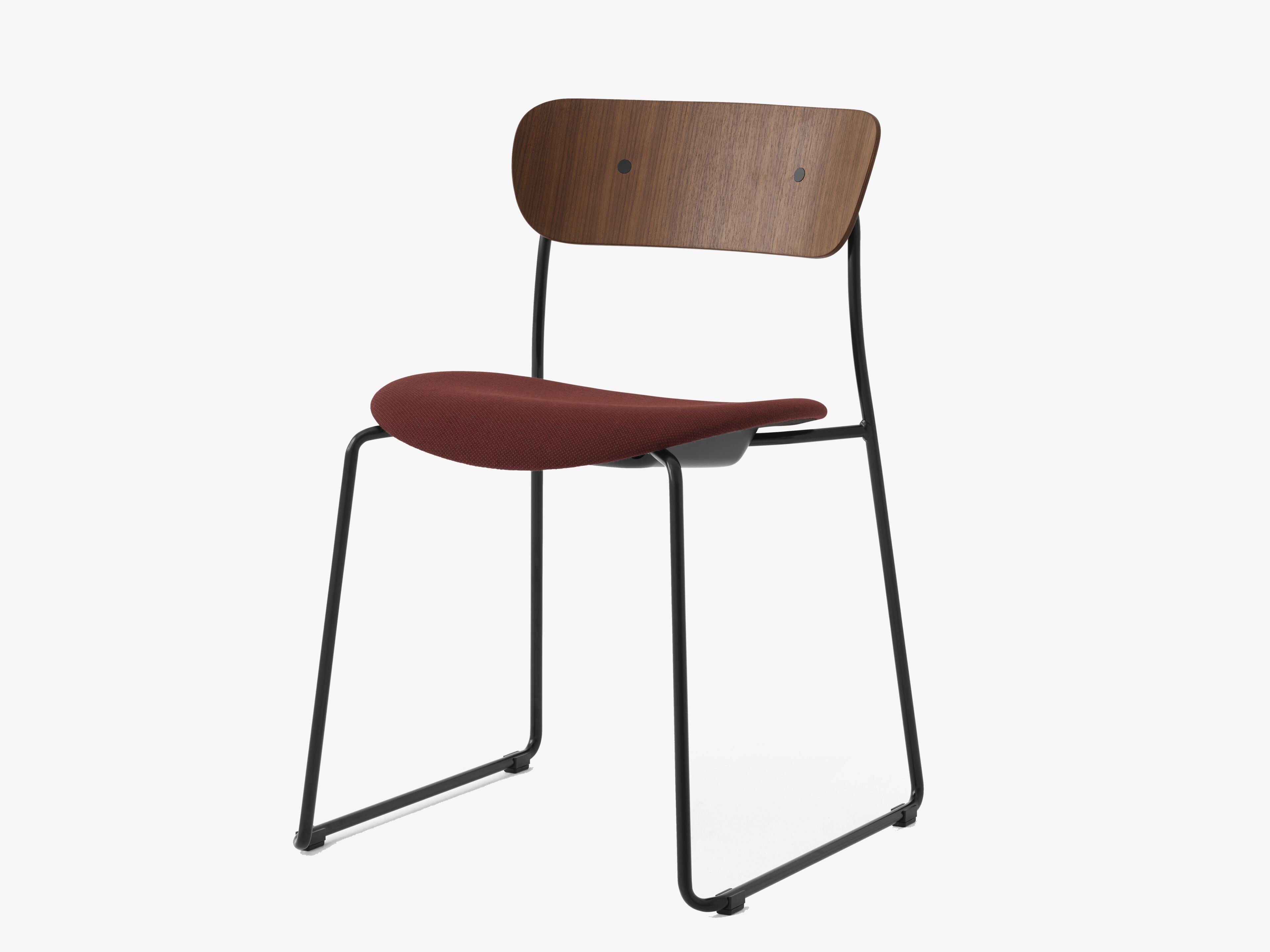 Деревянный стул сани с мягким сиденьем &Tradition Pavilion ARCH-00124210