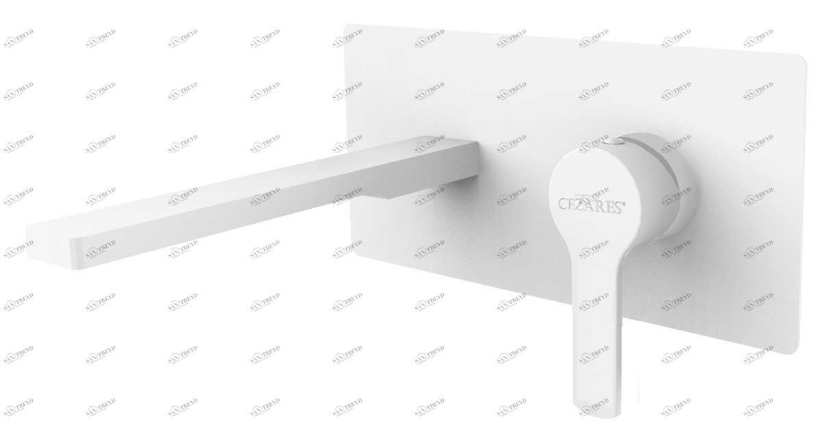 Смеситель для раковины встраиваемый, излив 20 см CEZARES OVEST-BLI-20-BIO 